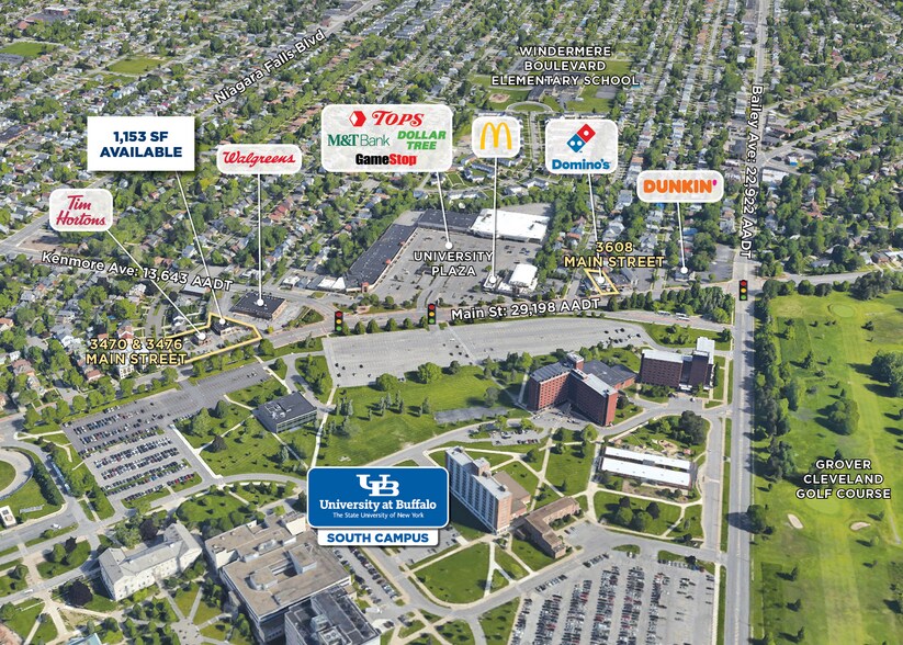 More Photos Of 3480 Main St, Buffalo Freestanding For Lease