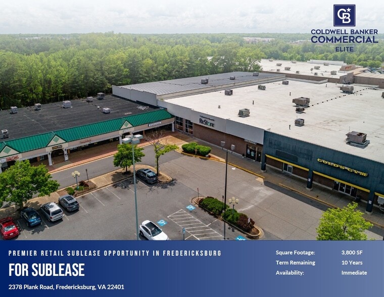 Primary Photo Of 2336-2380 Plank Rd, Fredericksburg General Retail For Lease
