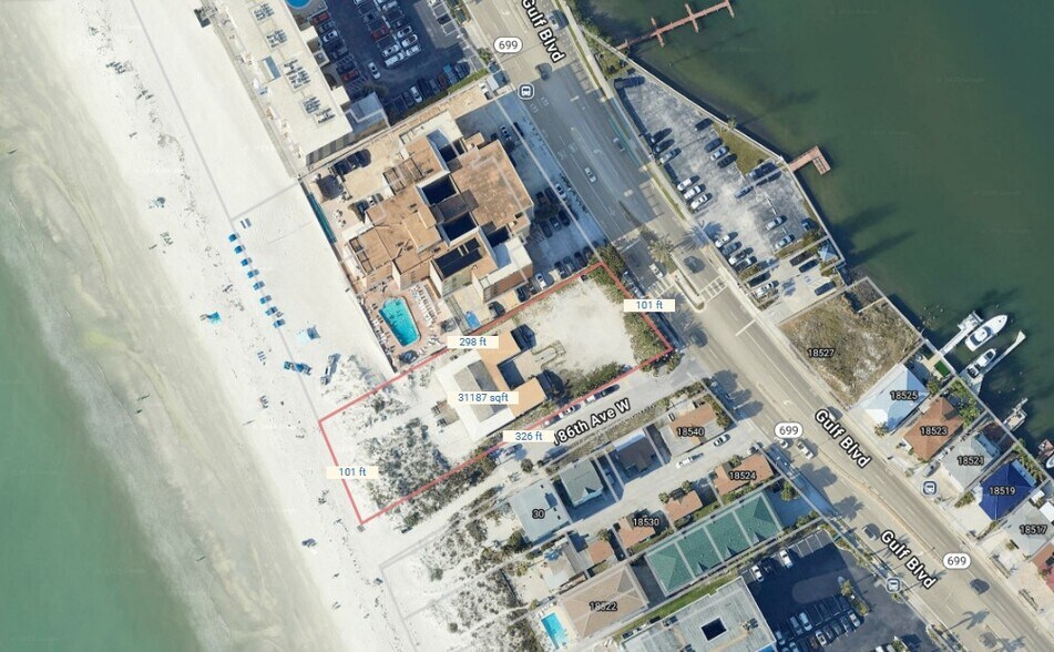 More Photos Of 18602 Gulf Blvd, Indian Shores Land For Sale