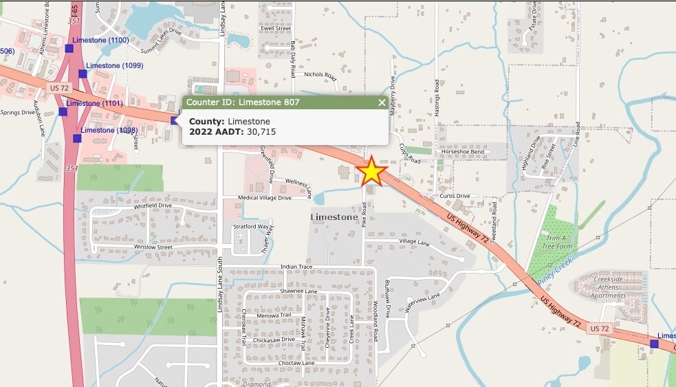 More Photos Of 00000 Highway 72, Athens Land For Lease