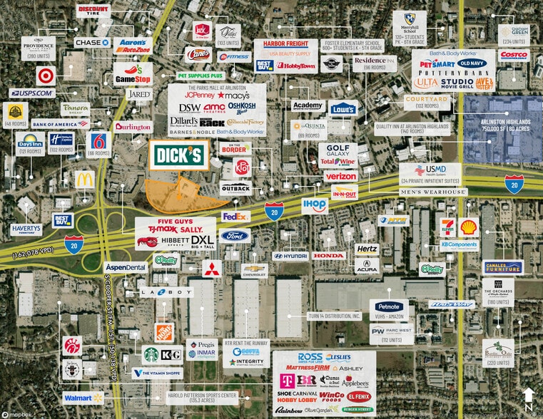 More Photos Of 3871 S Cooper St, Arlington Department Store For Sale