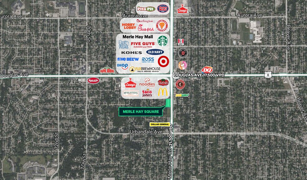 More Photos Of 3408-3516 Merle Hay Rd, Des Moines Unknown For Lease