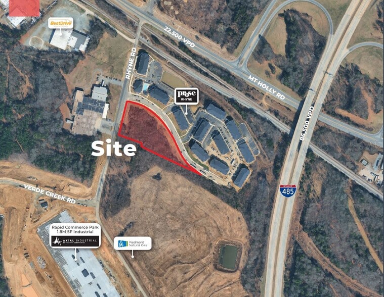 Primary Photo Of Rhyne Rd @ Tourmaline, Charlotte Land For Sale