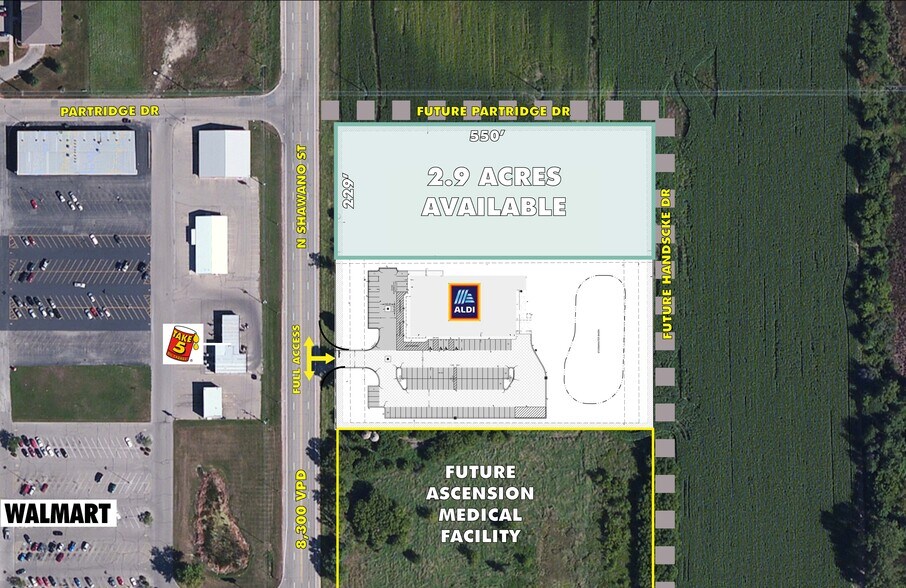 Primary Photo Of 1910 N Shawano St, New London Land For Sale