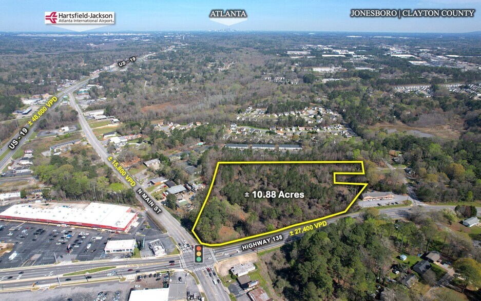 Primary Photo Of 0 Hwy 138 & N Main St st, Jonesboro Land For Sale