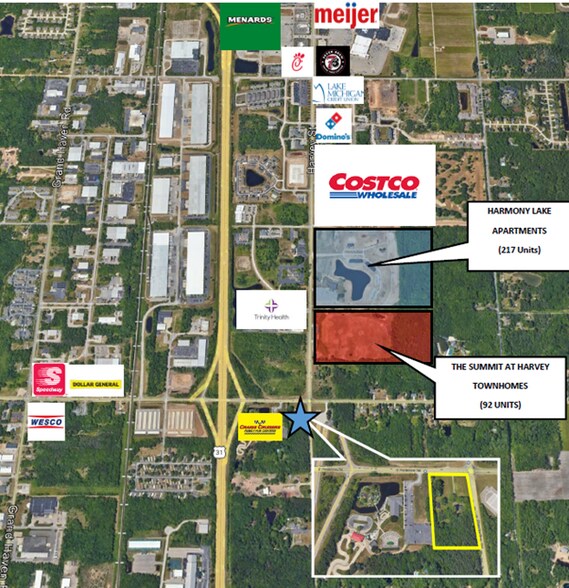 Primary Photo Of 6645 S Harvey Rd, Spring Lake Land For Sale