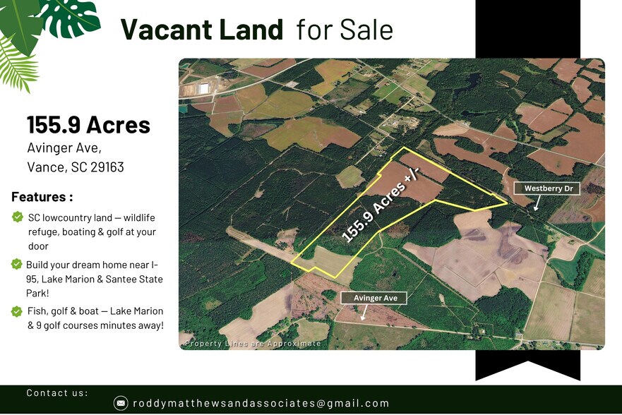Primary Photo Of 0 155.9 ac Westberry Dr, Vance Land For Sale