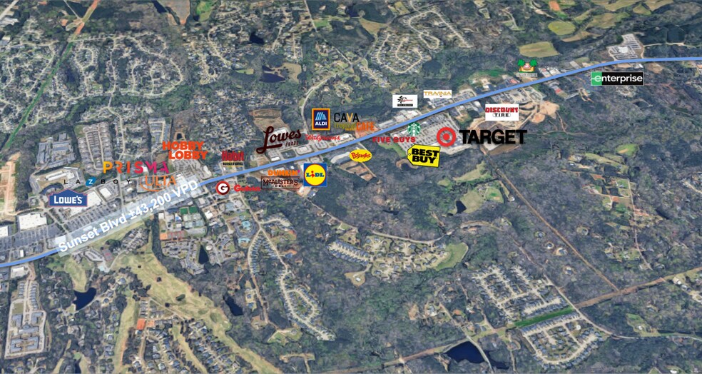 More Photos Of 5028 Sunset Blvd, Lexington Land For Lease