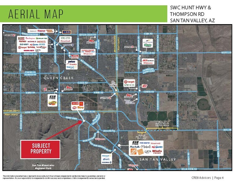 More Photos Of SW Hunt Hwy & Thompson Rd, San Tan Valley Land For Sale