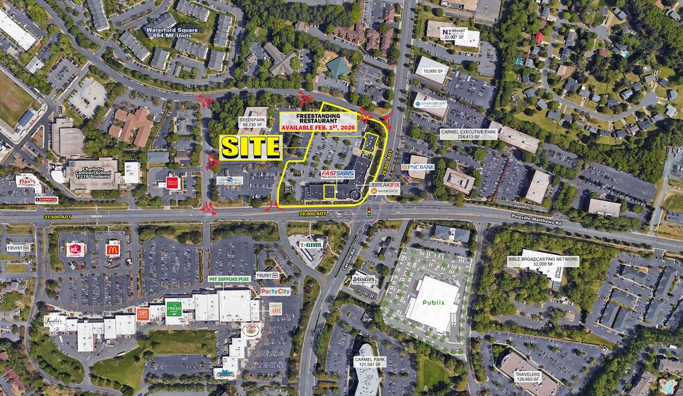 More Photos Of 7510 Pineville-Matthews Rd, Charlotte Freestanding For Lease