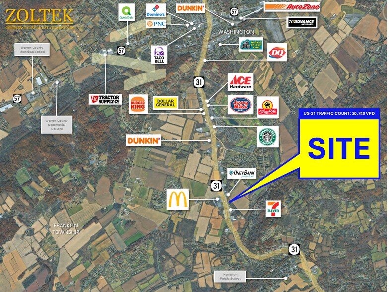 More Photos Of 464 Route 31, Washington Land For Lease