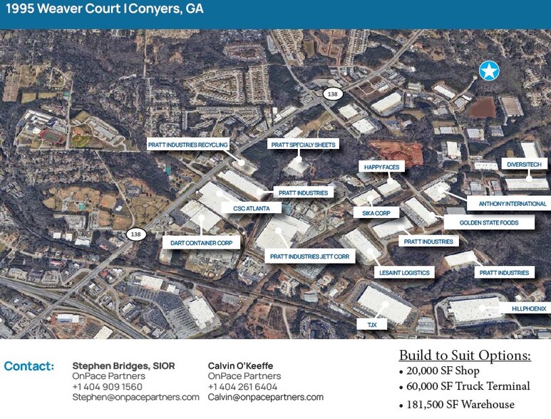 Primary Photo Of 1995 Weaver Ct, Conyers Truck Terminal For Sale