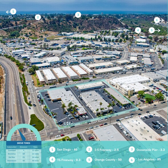 More Photos Of 261-273 Airport Rd, Oceanside Light Manufacturing For Lease
