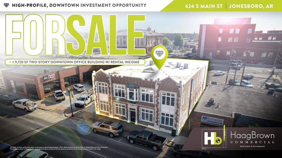 Primary Photo Of 624 S Main St, Jonesboro Office For Sale