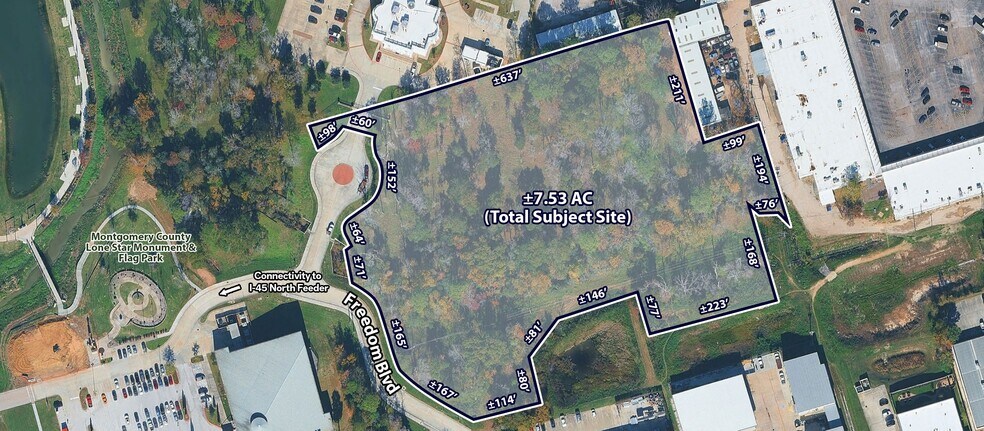 More Photos Of 735 1/2 W Davis St, Conroe Land For Sale