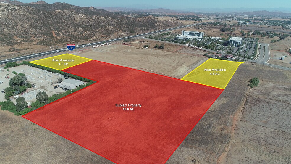 More Photos Of Antelope & Baxter rd, Murrieta Land For Sale
