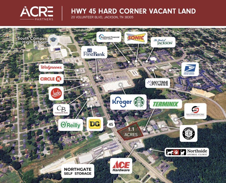More Photos Of 20 Volunteer Blvd, Jackson Land For Sale