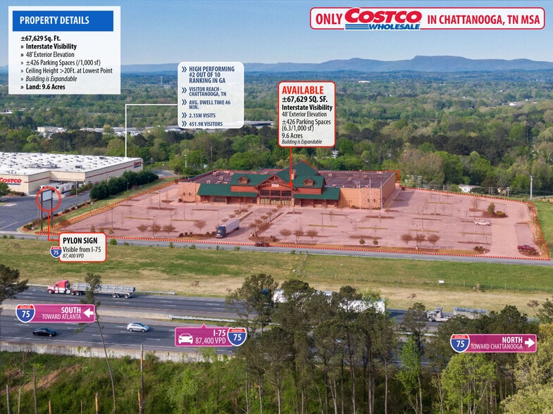 More Photos Of 350 Cobb Pky, Ringgold Freestanding For Lease