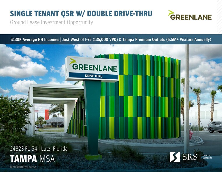 Primary Photo Of 24823 State Road 54, Lutz Fast Food For Sale