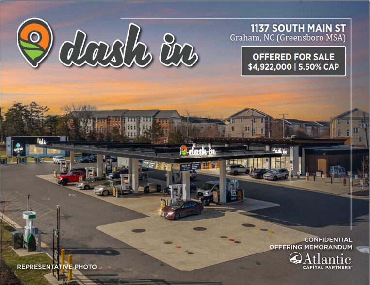 Primary Photo Of 1137 S Main St, Graham General Retail For Sale