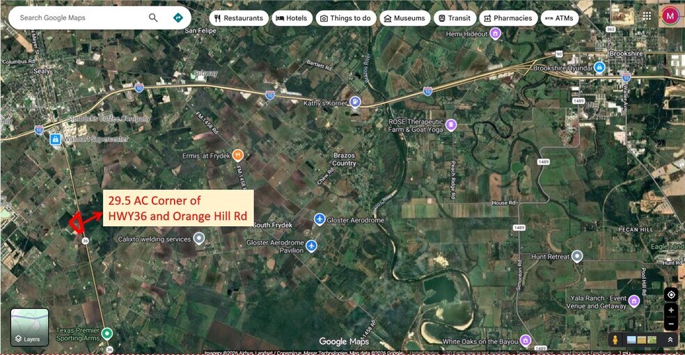 More Photos Of 00 Orange Hill rd @ HWY 36, Sealy Land For Sale