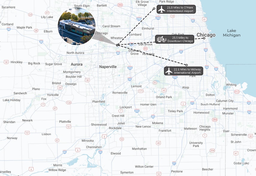 More Photos Of 1962-1980 S Naperville Rd, Wheaton Freestanding For Sale