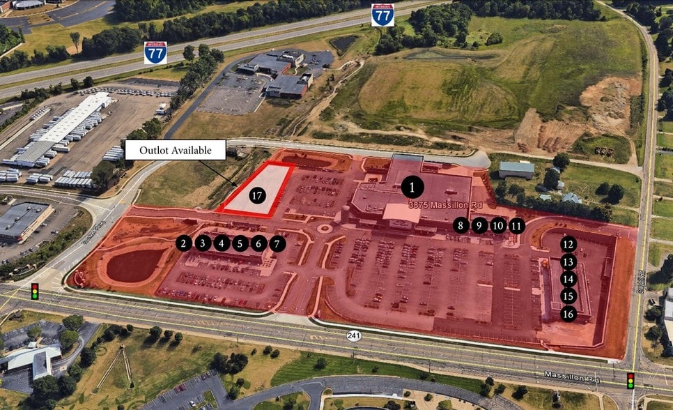 More Photos Of 3875 Massillon Rd, Uniontown Land For Lease