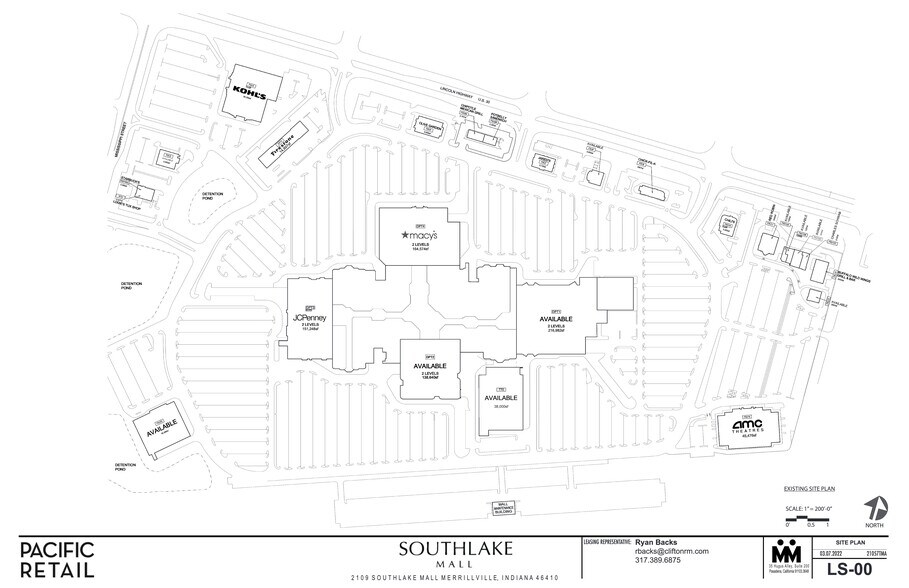 More Photos Of 1995 Southlake Mall, Merrillville Department Store For Sale