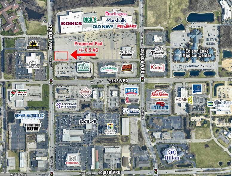 More Photos Of 4410 Grape Rd, Mishawaka Land For Lease