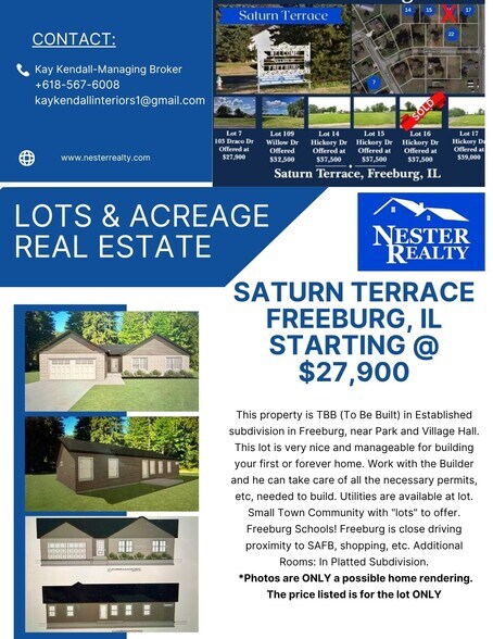 More Photos Of Saturn Terrace Subdivision Dr @ Lake Drive, Freeburg Land For Sale