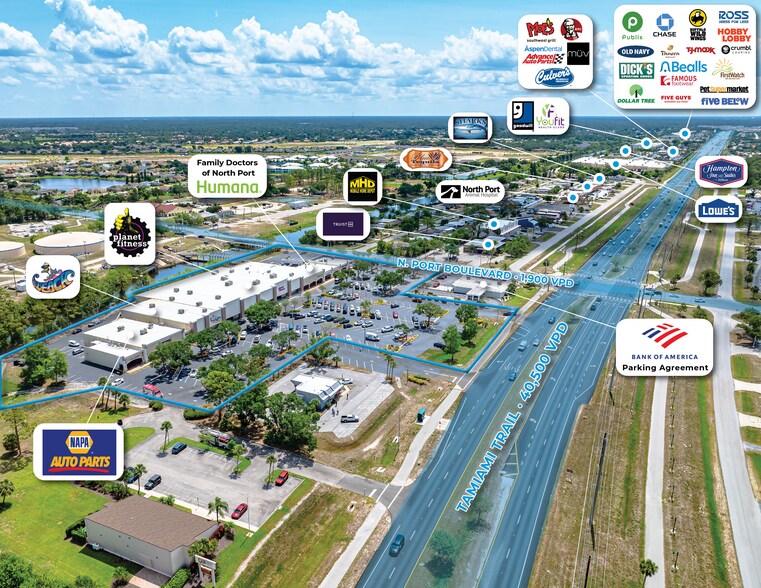 More Photos Of 14251-14295 Tamiami Trl, North Port General Retail For Lease