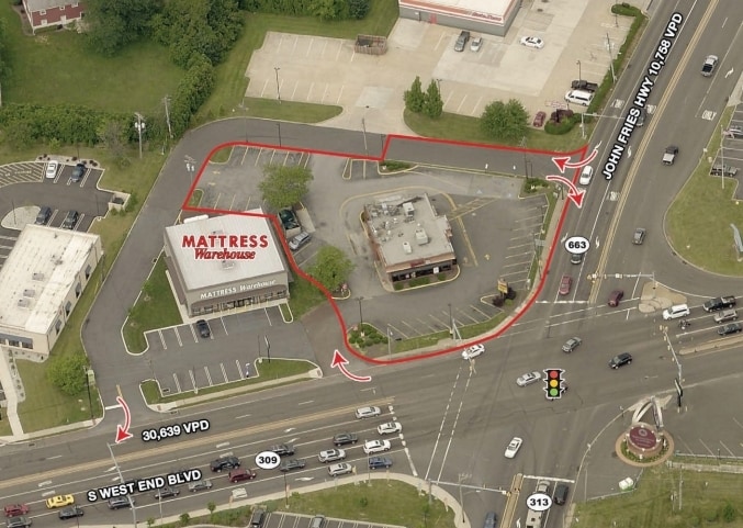 Primary Photo Of 10 S West End Blvd, Quakertown Fast Food For Lease