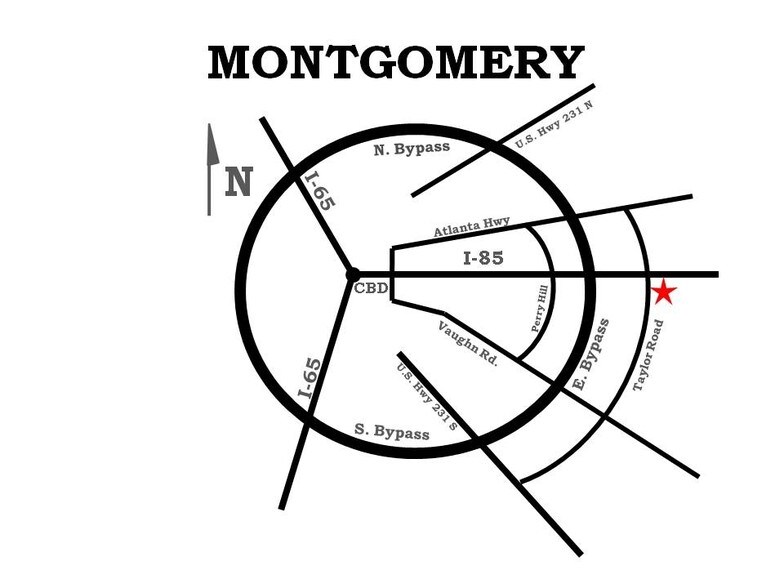 More Photos Of 1761 Taliaferro Trl, Montgomery Office For Lease