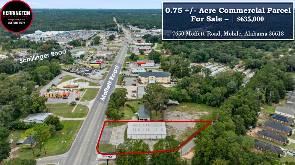 Primary Photo Of 7650 Moffett Road, Mobile Land For Sale