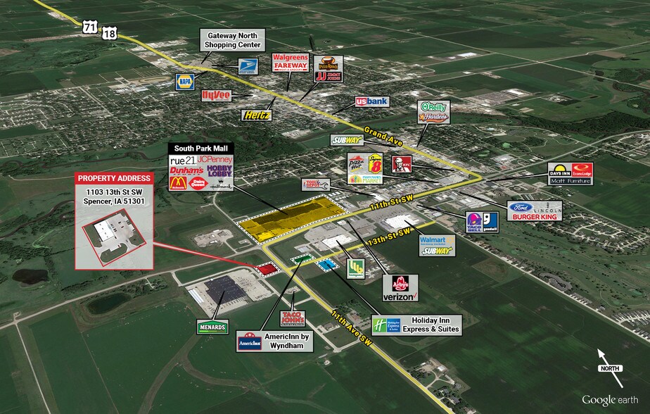 More Photos Of 1103 13th St SW, Spencer Freestanding For Sale