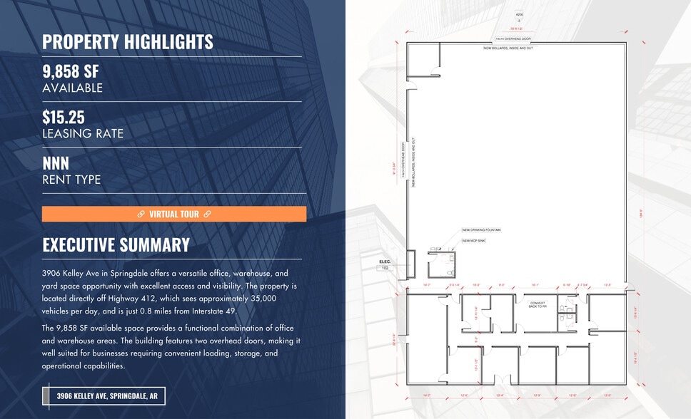 More Photos Of 3906 W Kelley Ave, Springdale Office For Lease