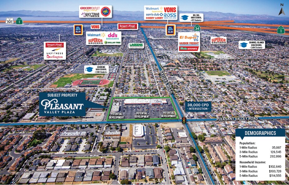 More Photos Of 125-303 W Pleasant Valley Rd, Oxnard Freestanding For Sale