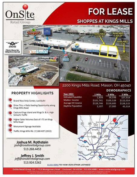 More Photos Of 2182 Kings Mills Rd, Mason Freestanding For Lease