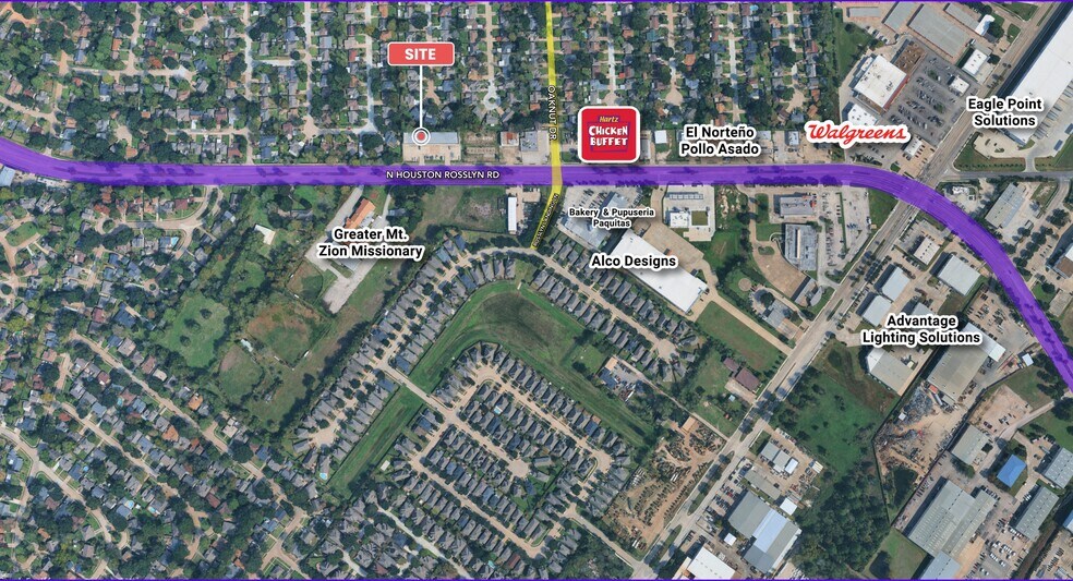 More Photos Of 8650 N Houston Rosslyn Rd, Houston Unknown For Lease