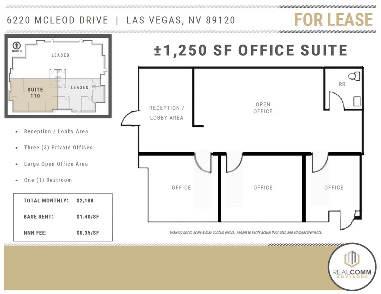More Photos Of 6220 McLeod Dr, Las Vegas Office For Lease