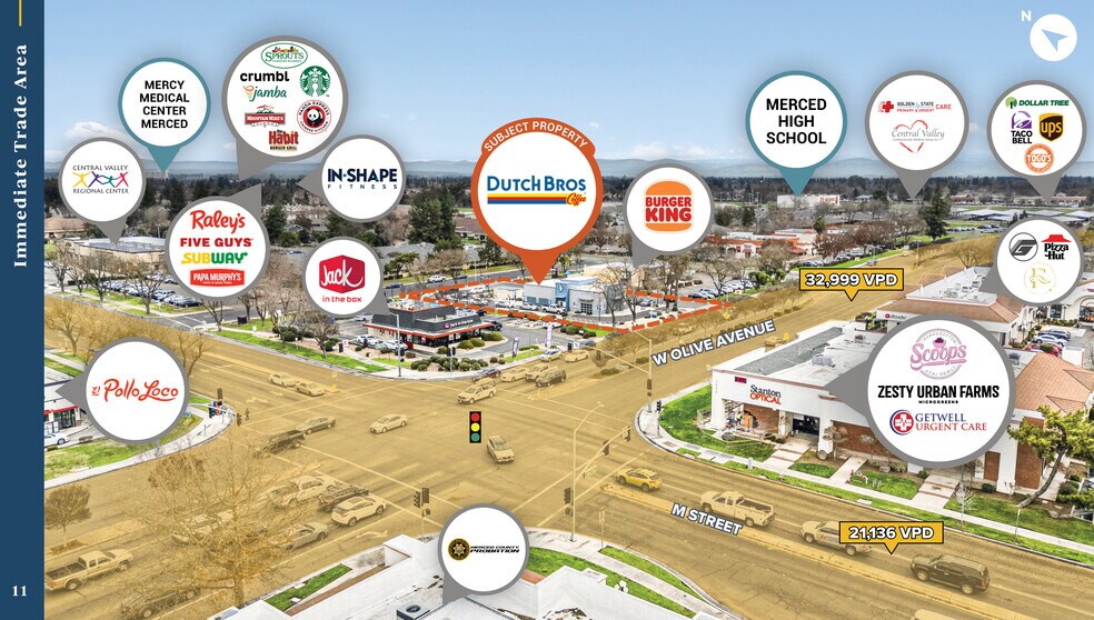 More Photos Of 575 W Olive Ave, Merced Freestanding For Sale