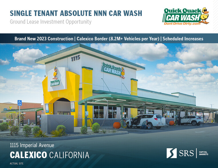 Primary Photo Of 1115 Imperial Ave W, Calexico Carwash For Sale