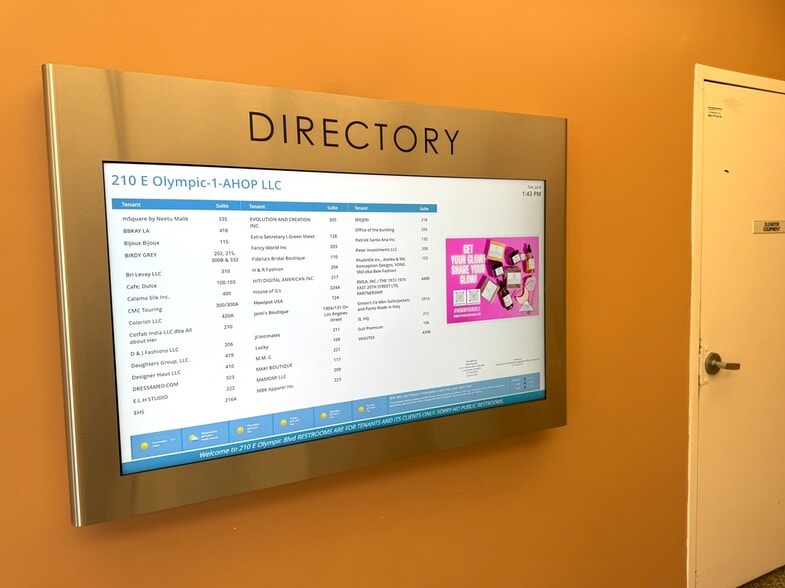 More Photos Of 210 E Olympic Blvd, Los Angeles Showroom For Lease