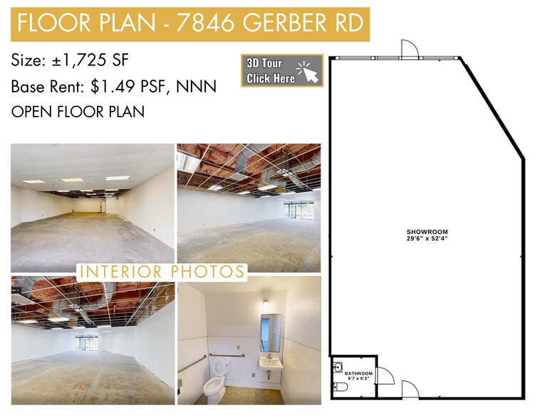 More Photos Of 7802-7856 Gerber Rd, Sacramento Storefront For Lease