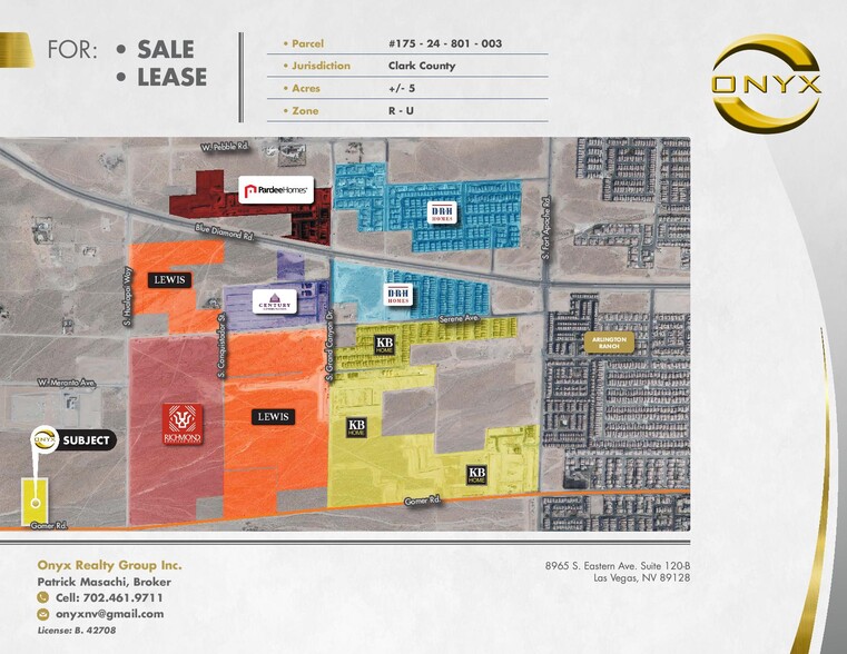 Primary Photo Of S Hualapai Way, Las Vegas Land For Sale