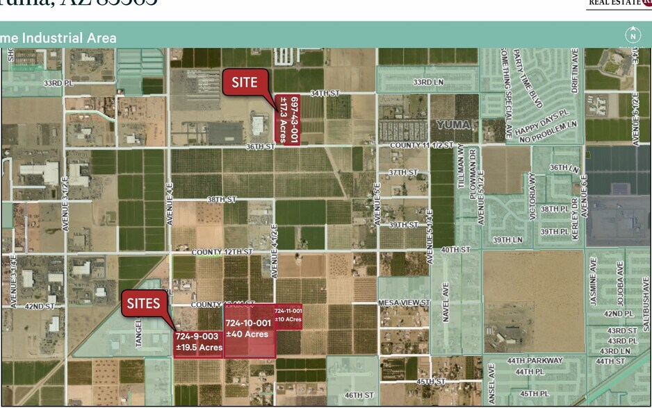 Primary Photo Of 4400 E 36th St, Yuma Land For Sale