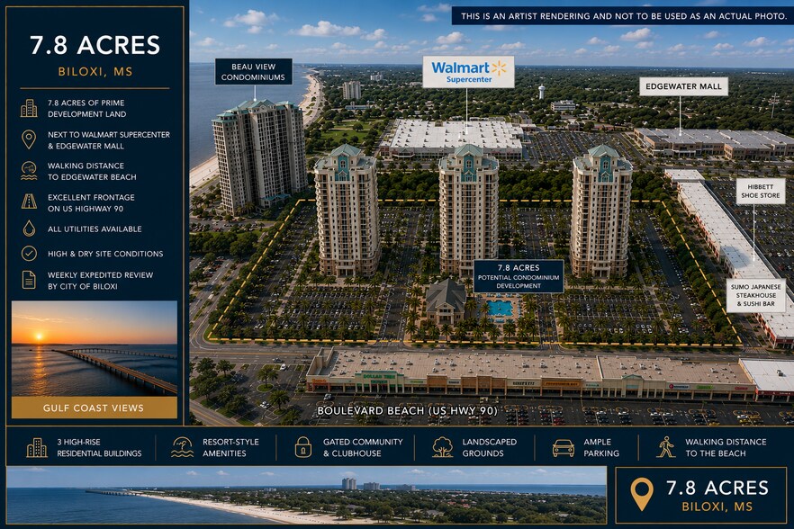 More Photos Of 2668 Beach Blvd, Biloxi Land For Sale