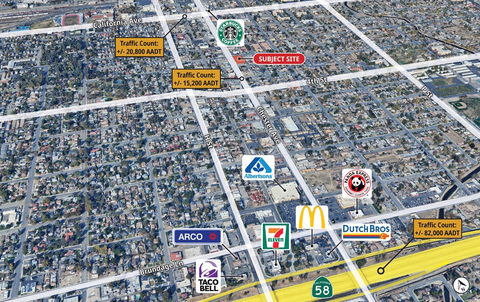 More Photos Of 620 Chester Ave, Bakersfield Showroom For Sale