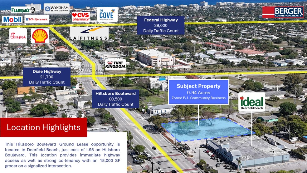 More Photos Of 180 W Hillsboro Blvd, Deerfield Beach Land For Lease