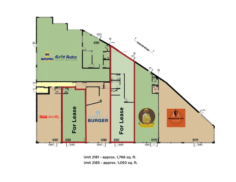 More Photos Of 2177-2189 Ogilvie Rd, Ottawa Freestanding For Lease